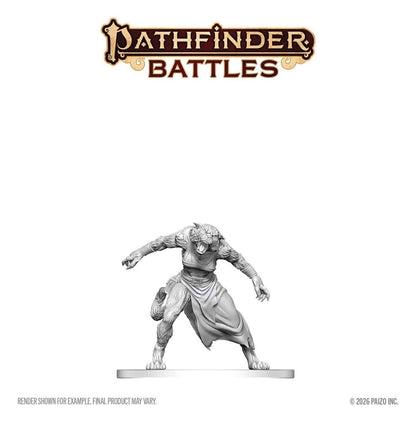 Pathfinder Battles Deep Cuts Miniatur unbemalt Weretiger 13 cm