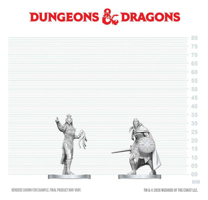 D&D Nolzur's Marvelous Miniatures Minifiguren Drow Elite Warrior & Drow Priestess of Lolth 13 cm