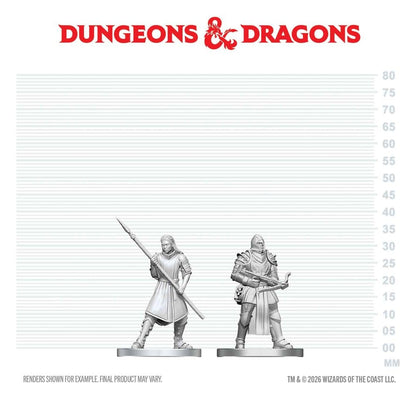 D&D Nolzur's Marvelous Miniatures Minifiguren Town Guards 13 cm