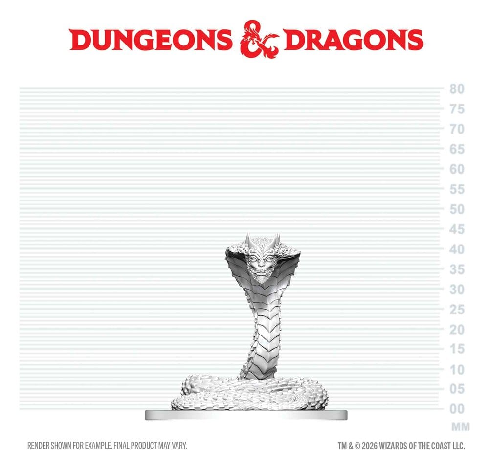 D&D Nolzur's Marvelous Miniatures Minifigur Guardian Naga 6 cm