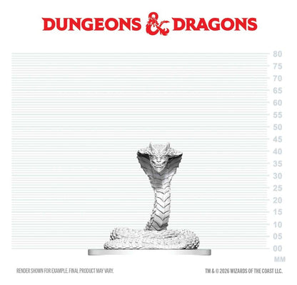 D&D Nolzur's Marvelous Miniatures Minifigur Guardian Naga 6 cm
