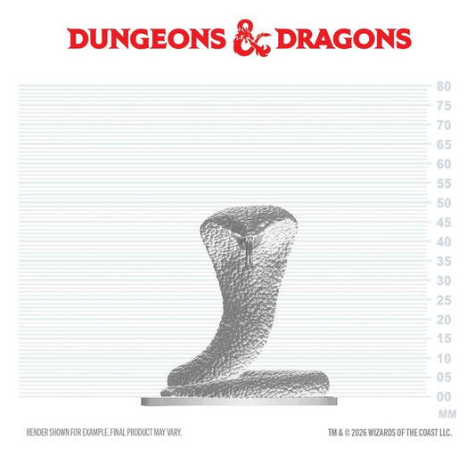 D&D Nolzur's Marvelous Miniatures Minifigur Polarschlange 4 cm