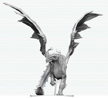 Dungeons & Dragons Nolzur's Marvelous Miniatures Miniatur unbemalt Adult Spirit Dragon 24 cm