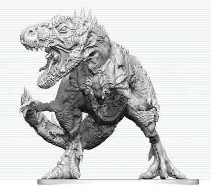 Dungeons & Dragons Nolzur's Marvelous Miniatures Miniatur unbemalt Tyrannosaurus Zombie 20 cm