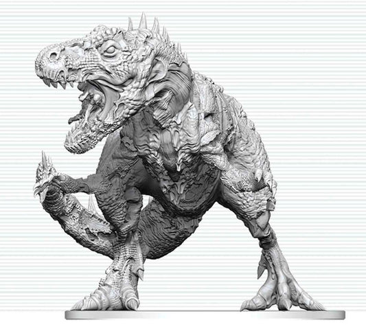 Dungeons & Dragons Nolzur's Marvelous Miniatures Miniatur unbemalt Tyrannosaurus Zombie 20 cm