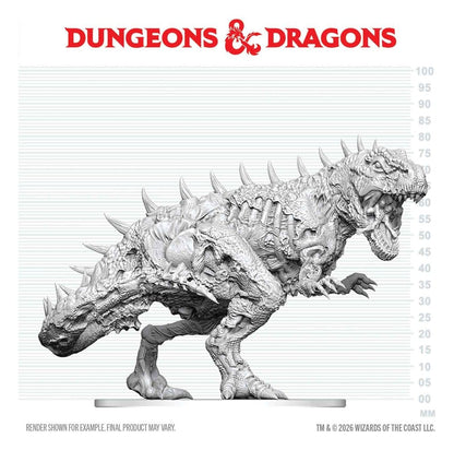 Dungeons & Dragons Nolzur's Marvelous Miniatures Miniatur unbemalt Tyrannosaurus Zombie 20 cm