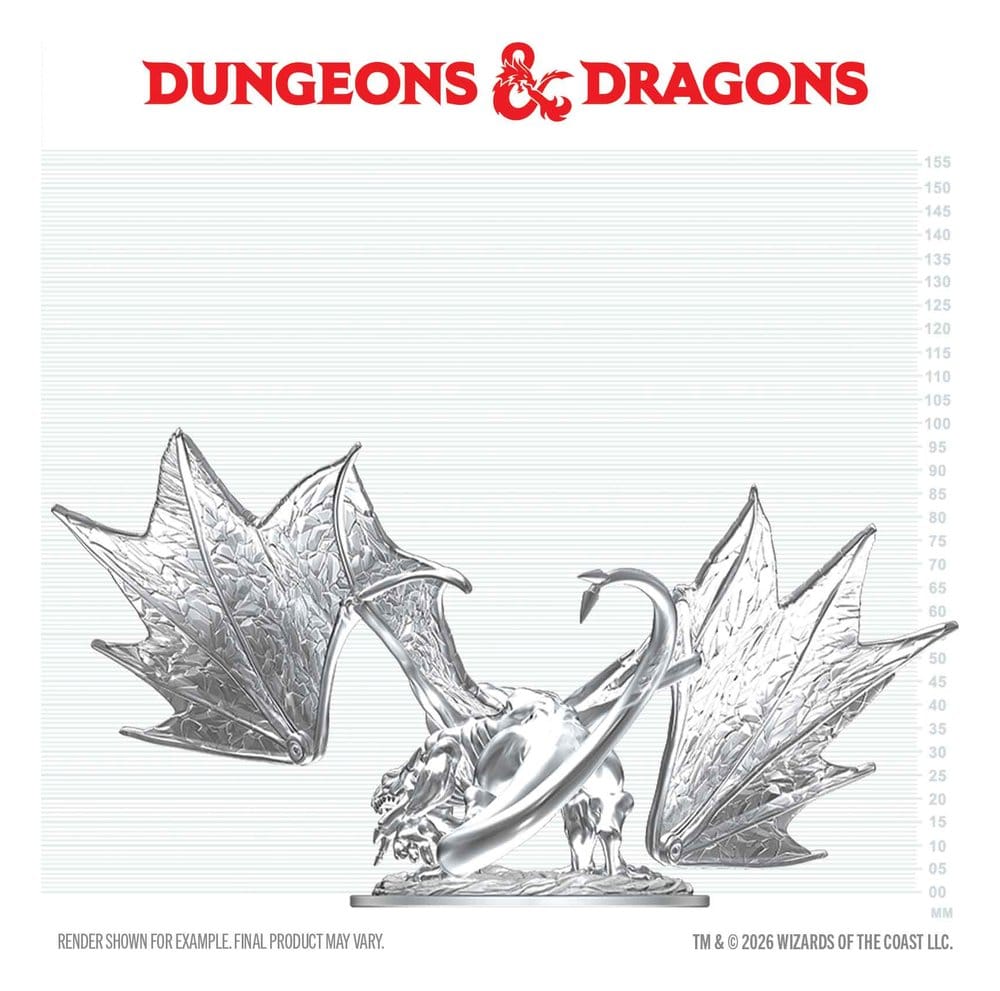 Dungeons & Dragons Nolzur's Marvelous Miniatures Miniatur unbemalt Junger Saphirdrache 20 cm