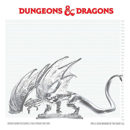 Dungeons & Dragons Nolzur's Marvelous Miniatures Miniatur unbemalt Junger Saphirdrache 20 cm