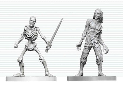 Dungeons & Dragons Nolzur's Marvelous Miniatures Miniatur unbemalt Zombie & Skeleton 14 cm