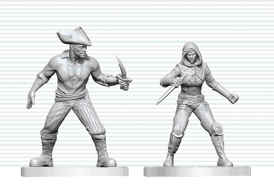 Dungeons & Dragons Nolzur's Marvelous Miniatures Miniatur unbemalt Bandit & Pirat 14 cm
