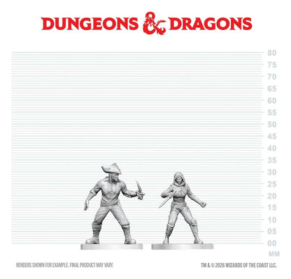 Dungeons & Dragons Nolzur's Marvelous Miniatures Miniatur unbemalt Bandit & Pirat 14 cm