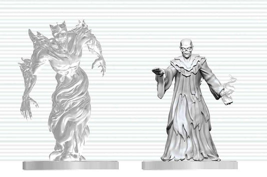 Dungeons & Dragons Nolzur's Marvelous Miniatures Miniatur unbemalt Ghast-Gräberrufer & Wraith 14 cm