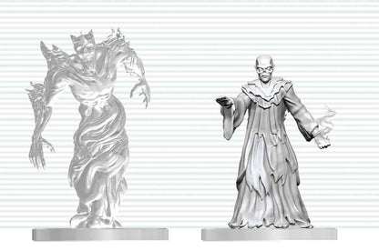 Dungeons & Dragons Nolzur's Marvelous Miniatures Miniatur unbemalt Ghast-Gräberrufer & Wraith 14 cm
