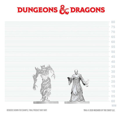 Dungeons & Dragons Nolzur's Marvelous Miniatures Miniatur unbemalt Ghast-Gräberrufer & Wraith 14 cm