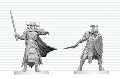 Dungeons & Dragons Nolzur's Marvelous Miniatures Miniatur unbemalt Todesritter & Todesritter-Aspirant 14 cm
