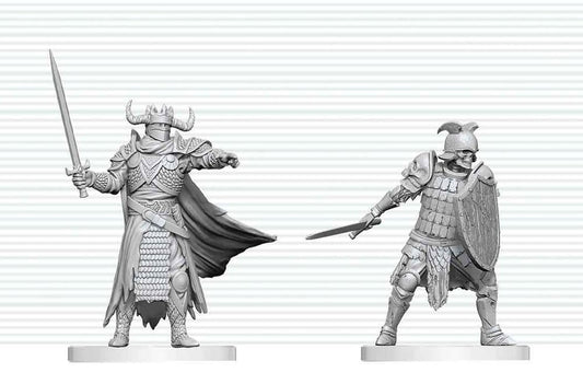 Dungeons & Dragons Nolzur's Marvelous Miniatures Miniatur unbemalt Todesritter & Todesritter-Aspirant 14 cm