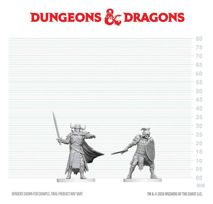 Dungeons & Dragons Nolzur's Marvelous Miniatures Miniatur unbemalt Todesritter & Todesritter-Aspirant 14 cm