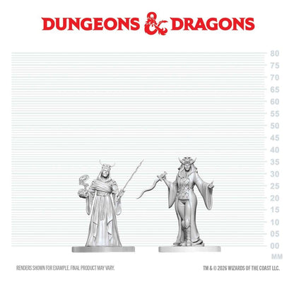 Dungeons & Dragons Nolzur's Marvelous Miniatures Miniatur unbemalt Kultisten-Fanatiker & Hierophant 14 cm