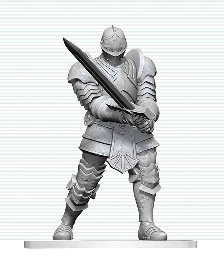 Dungeons & Dragons Nolzur's Marvelous Miniatures Miniatur unbemalt Red Knight Guardian Golem 14 cm