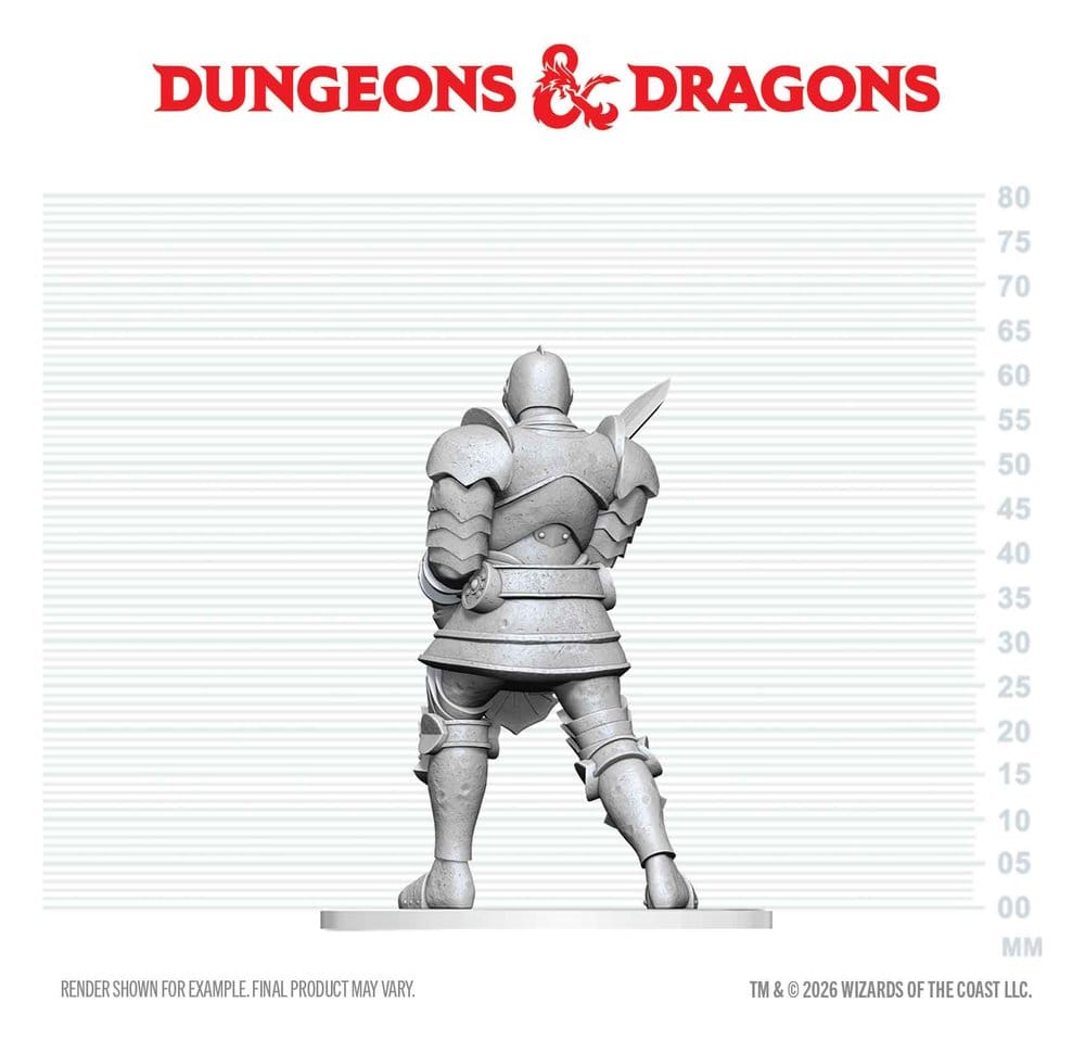 Dungeons & Dragons Nolzur's Marvelous Miniatures Miniatur unbemalt Red Knight Guardian Golem 14 cm