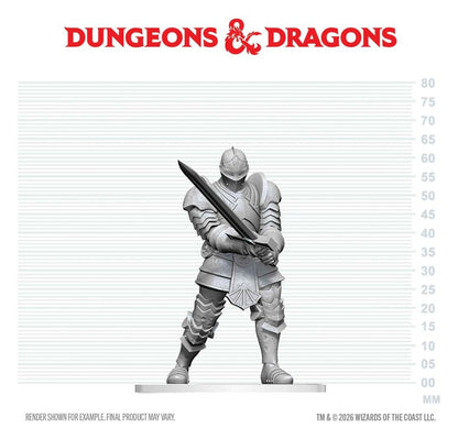Dungeons & Dragons Nolzur's Marvelous Miniatures Miniatur unbemalt Red Knight Guardian Golem 14 cm