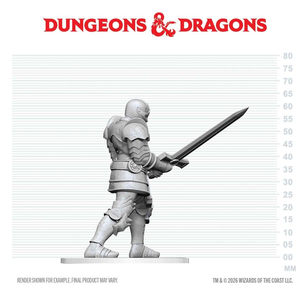Dungeons & Dragons Nolzur's Marvelous Miniatures Miniatur unbemalt Red Knight Guardian Golem 14 cm
