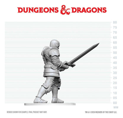 Dungeons & Dragons Nolzur's Marvelous Miniatures Miniatur unbemalt Red Knight Guardian Golem 14 cm
