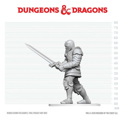 Dungeons & Dragons Nolzur's Marvelous Miniatures Miniatur unbemalt Red Knight Guardian Golem 14 cm