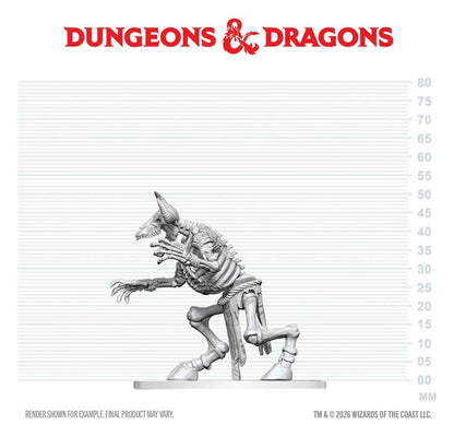 Dungeons & Dragons Nolzur's Marvelous Miniatures Miniatur unbemalt Minotaurus Skelett 17 cm