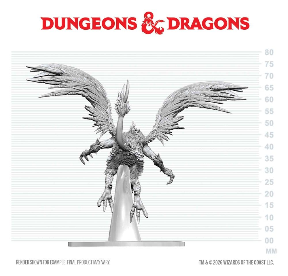 Dungeons & Dragons Nolzur's Marvelous Miniatures Miniatur unbemalt Vrock 17 cm