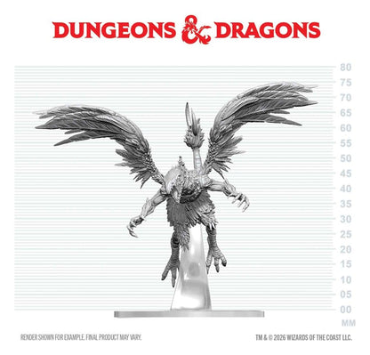 Dungeons & Dragons Nolzur's Marvelous Miniatures Miniatur unbemalt Vrock 17 cm