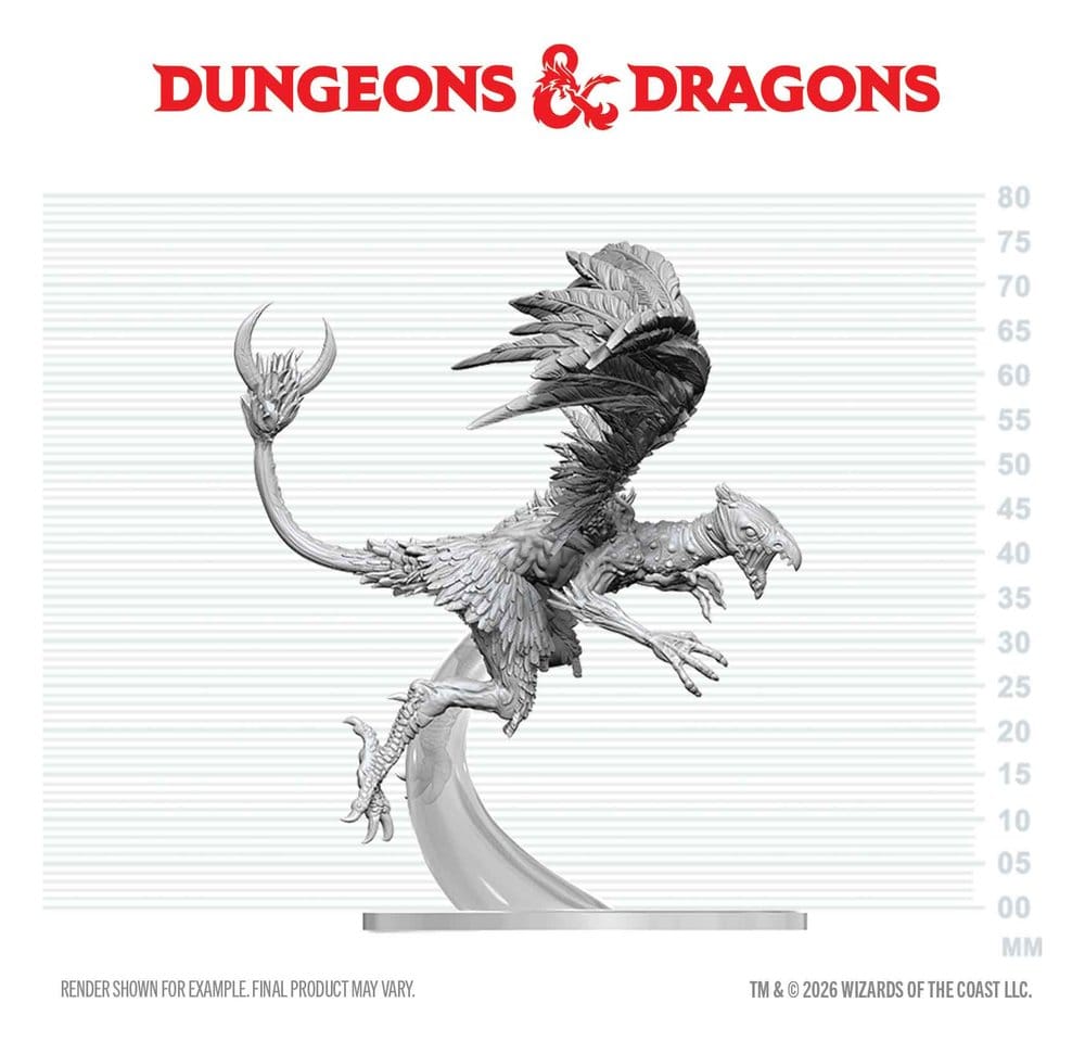 Dungeons & Dragons Nolzur's Marvelous Miniatures Miniatur unbemalt Vrock 17 cm