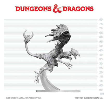 Dungeons & Dragons Nolzur's Marvelous Miniatures Miniatur unbemalt Vrock 17 cm