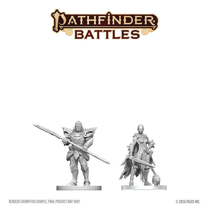 Pathfinder Battles Deep Cuts Miniatur unbemalt Nail & Rack Hellknights 14 cm