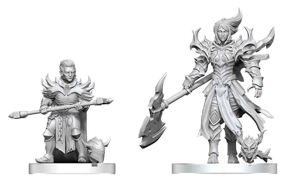 Pathfinder Battles Deep Cuts Miniatur unbemalt Pyre & Godclaw Hellknights 14 cm
