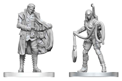 Pathfinder Battles Deep Cuts Miniatur unbemalt Burglar & Fence 14 cm