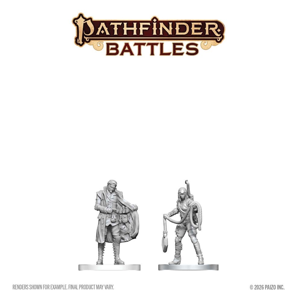 Pathfinder Battles Deep Cuts Miniatur unbemalt Burglar & Fence 14 cm