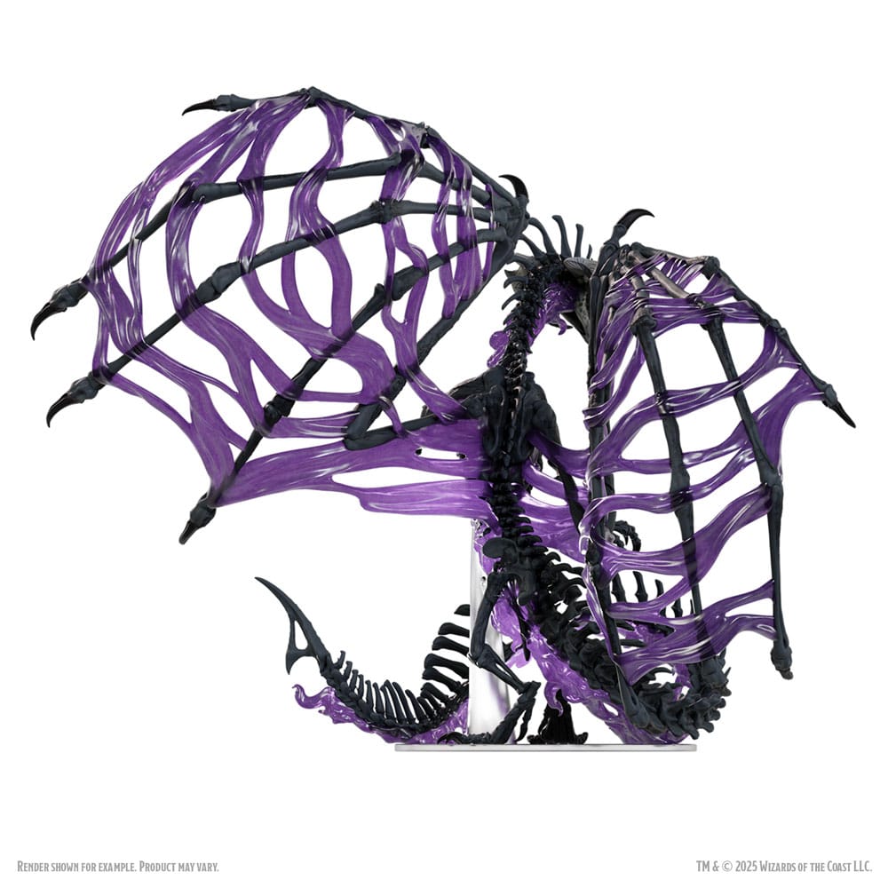 D&D Icons of the Realms Boxed Miniaturen vorbemalt Black Dracolich 30 cm