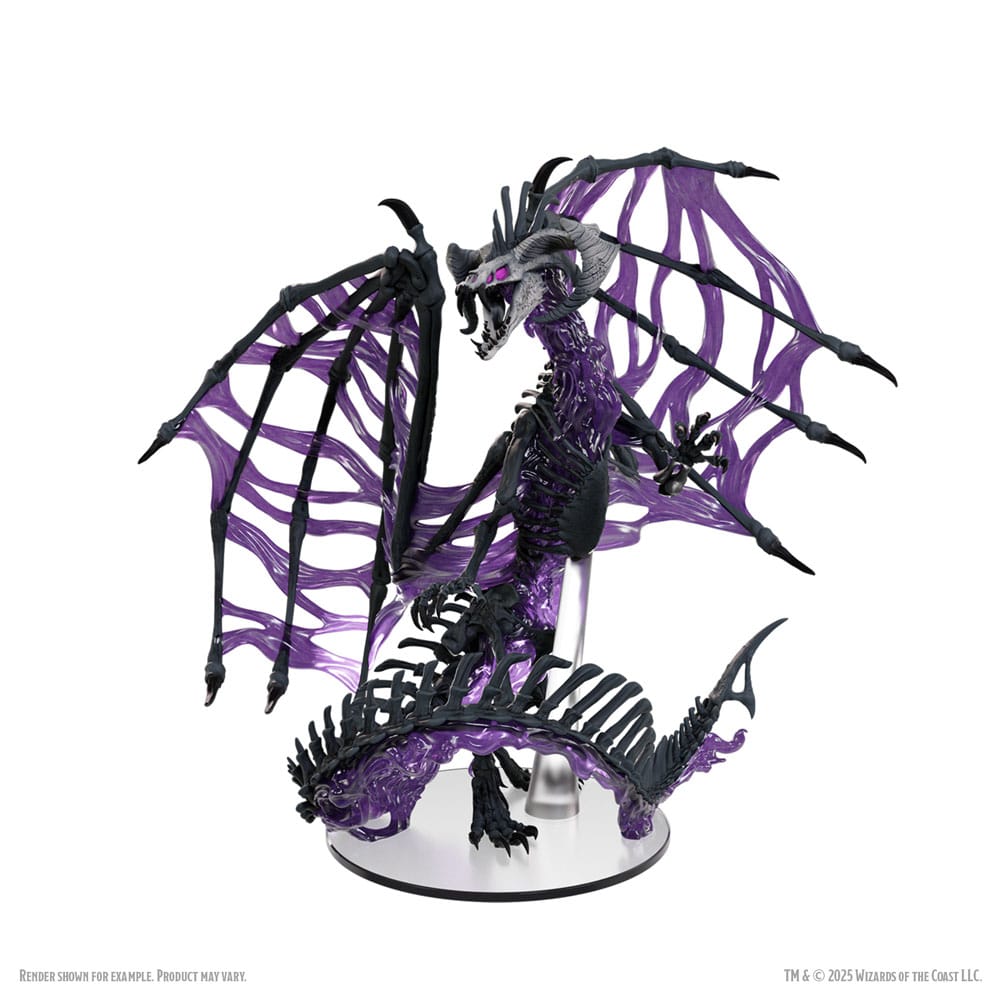 D&D Icons of the Realms Boxed Miniaturen vorbemalt Black Dracolich 30 cm