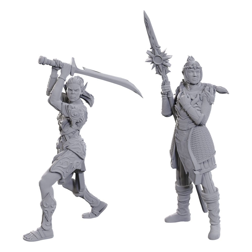 D&D Nolzur's Marvelous Miniatures Miniatur unbemalt Lae'zel & Shadowheart