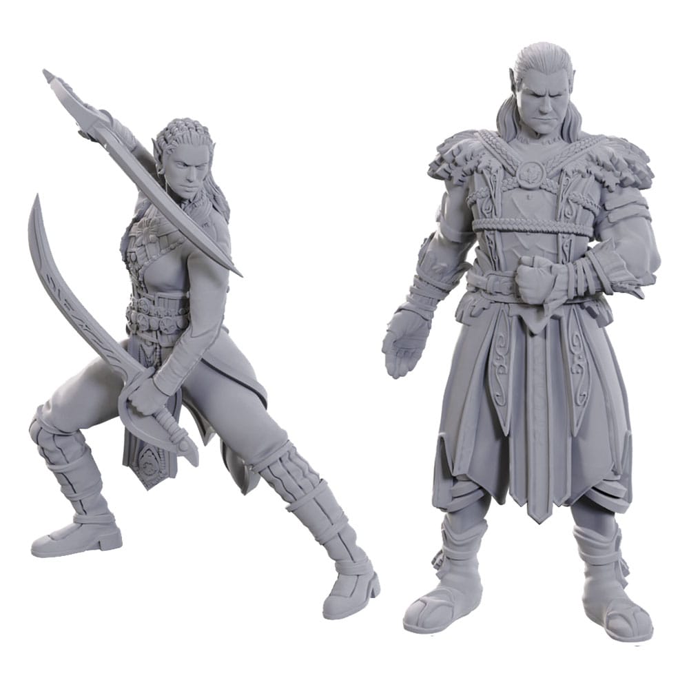 D&D Nolzur's Marvelous Miniatures Miniatur unbemalt Jaheira & Halsin