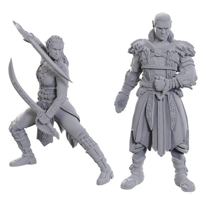 D&D Nolzur's Marvelous Miniatures Miniatur unbemalt Jaheira & Halsin