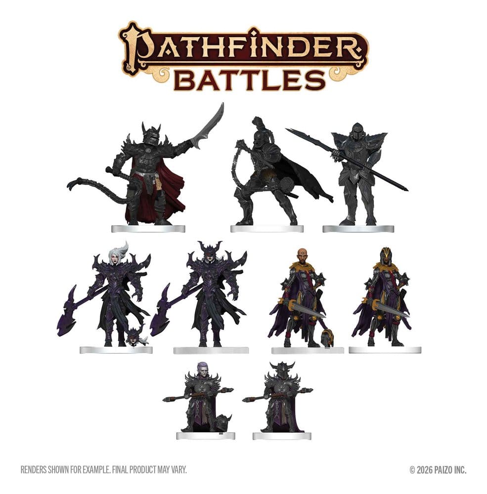 Pathfinder Battles Boxed Miniaturen vorbemalt Hellknight Vanguard 20 cm