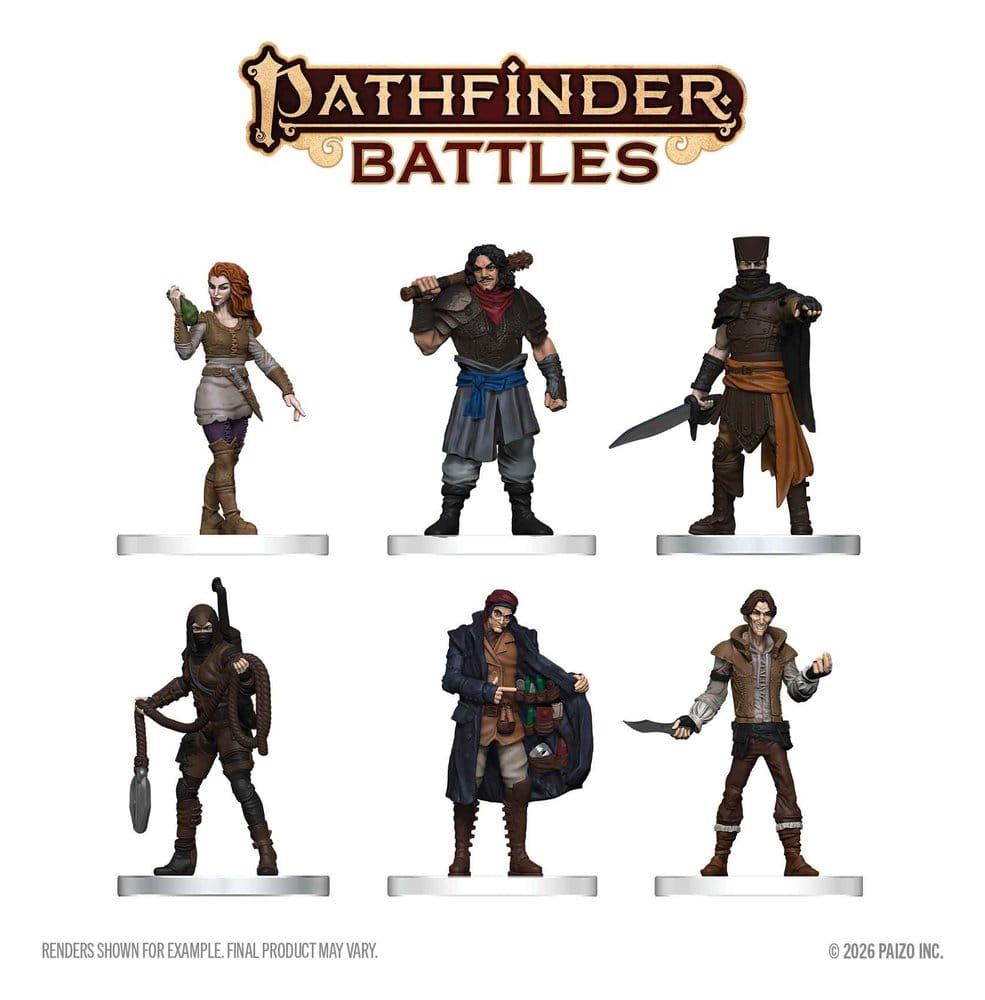 Pathfinder Battles Boxed Miniaturen vorbemalt Criminals 20 cm
