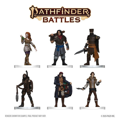 Pathfinder Battles Boxed Miniaturen vorbemalt Criminals 20 cm