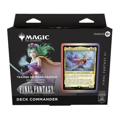 Magic the Gathering Final Fantasy Commander-Decks Display (4) französisch