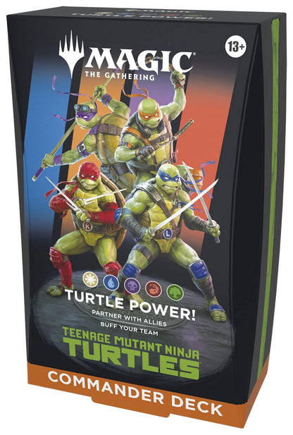Magic the Gathering Teenage Mutant Ninja Turtles Commander-Decks Umkarton (4) englisch