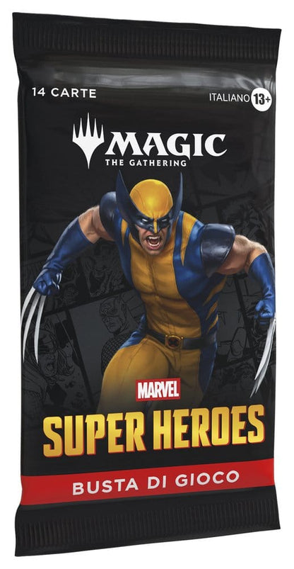 Magic the Gathering Marvel Super Heroes Play-Booster Display (30) italienisch