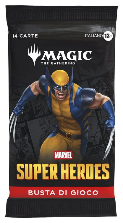 Magic the Gathering Marvel Super Heroes Play-Booster Display (30) italienisch