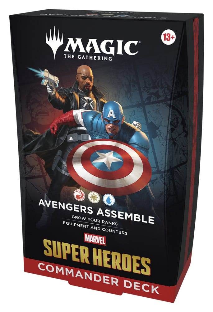 Magic the Gathering Marvel Super Heroes Commander Decks Umkarton (4) englisch